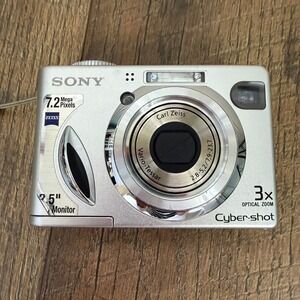 Sony Cybershot DSC-W7 7.2MP Digital Camera Parts Repair As Is